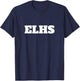 ELHS High School Spirit Pride for Students Alumni Fans T-Shirt - T-Shirt | Navy