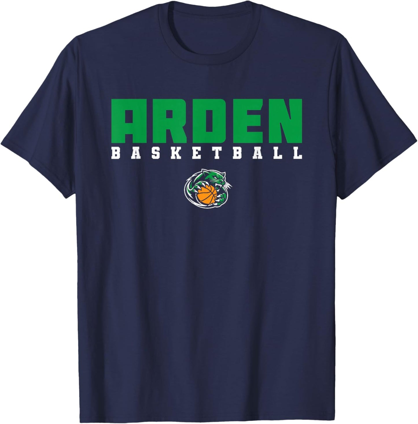 Arden Panthers Basketball T-Shirt - T-Shirt | Navy