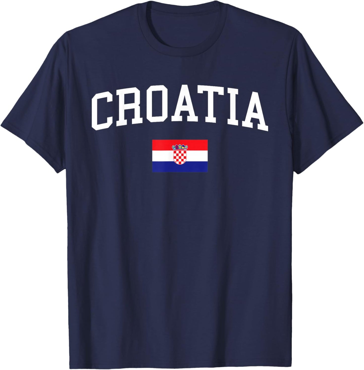 Croatian Flag Men Women Kids Croatia T-Shirt - T-Shirt | Navy