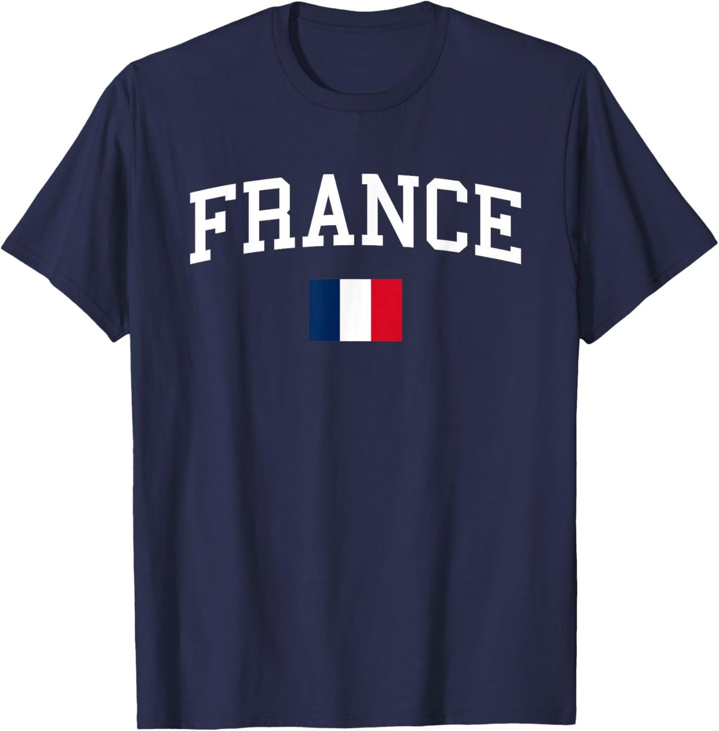 French Flag Men Women Kids France T-Shirt - T-Shirt | Navy