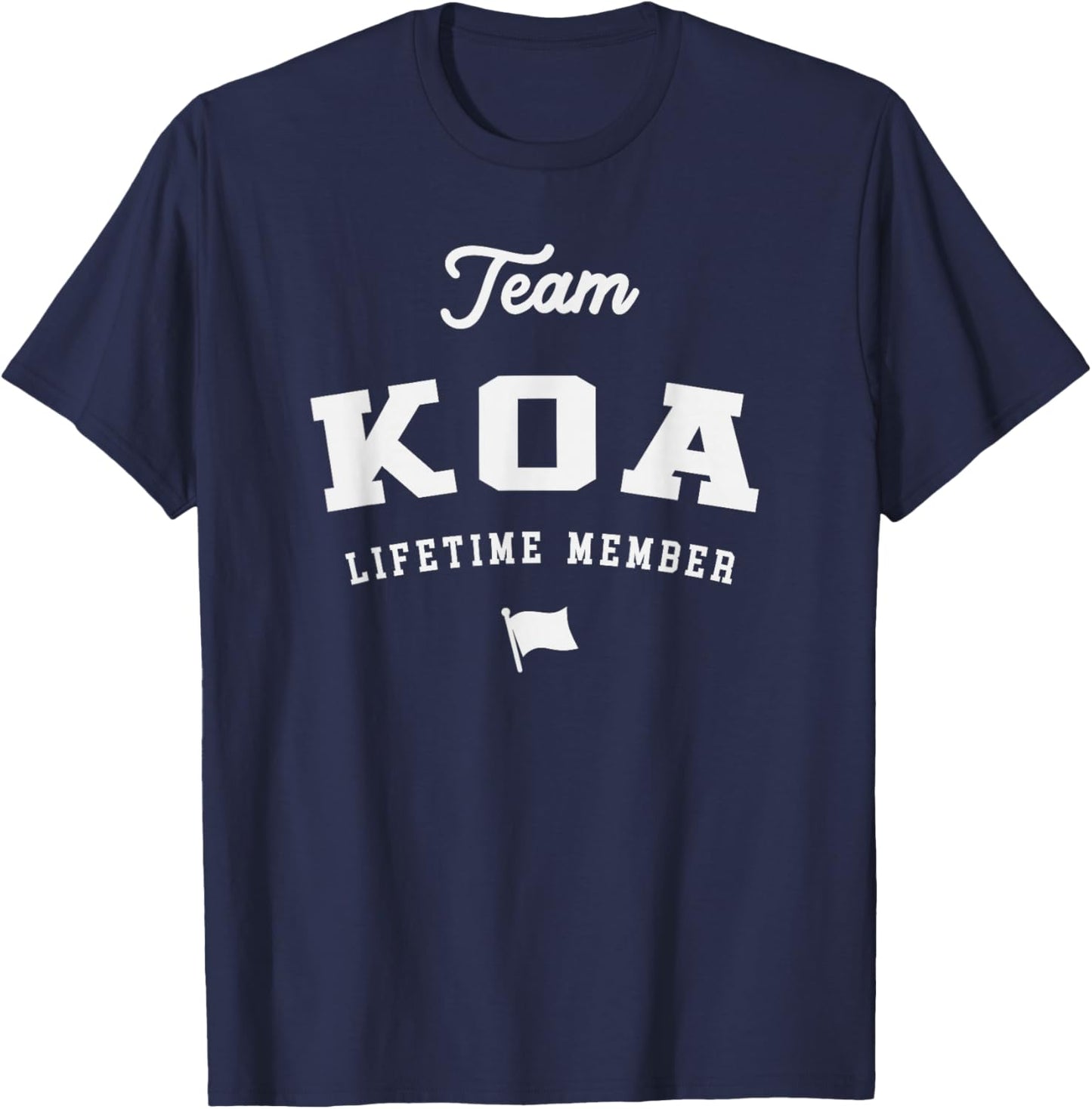 Team Koa Lifetime Member Funny Name Koa T-Shirt - T-Shirt | Navy