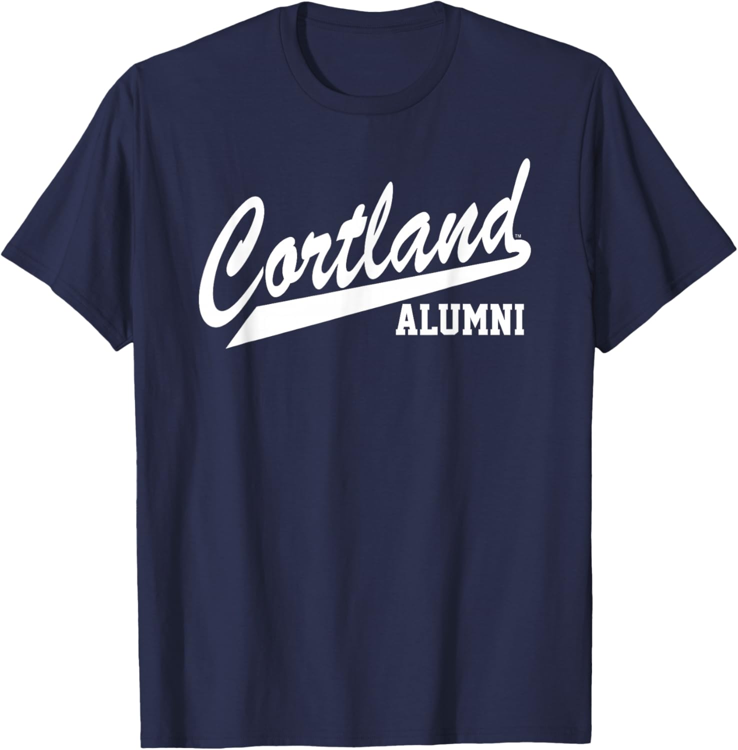 SUNY Cortland Alumni Red Dragons Script T-Shirt - T-Shirt | Navy