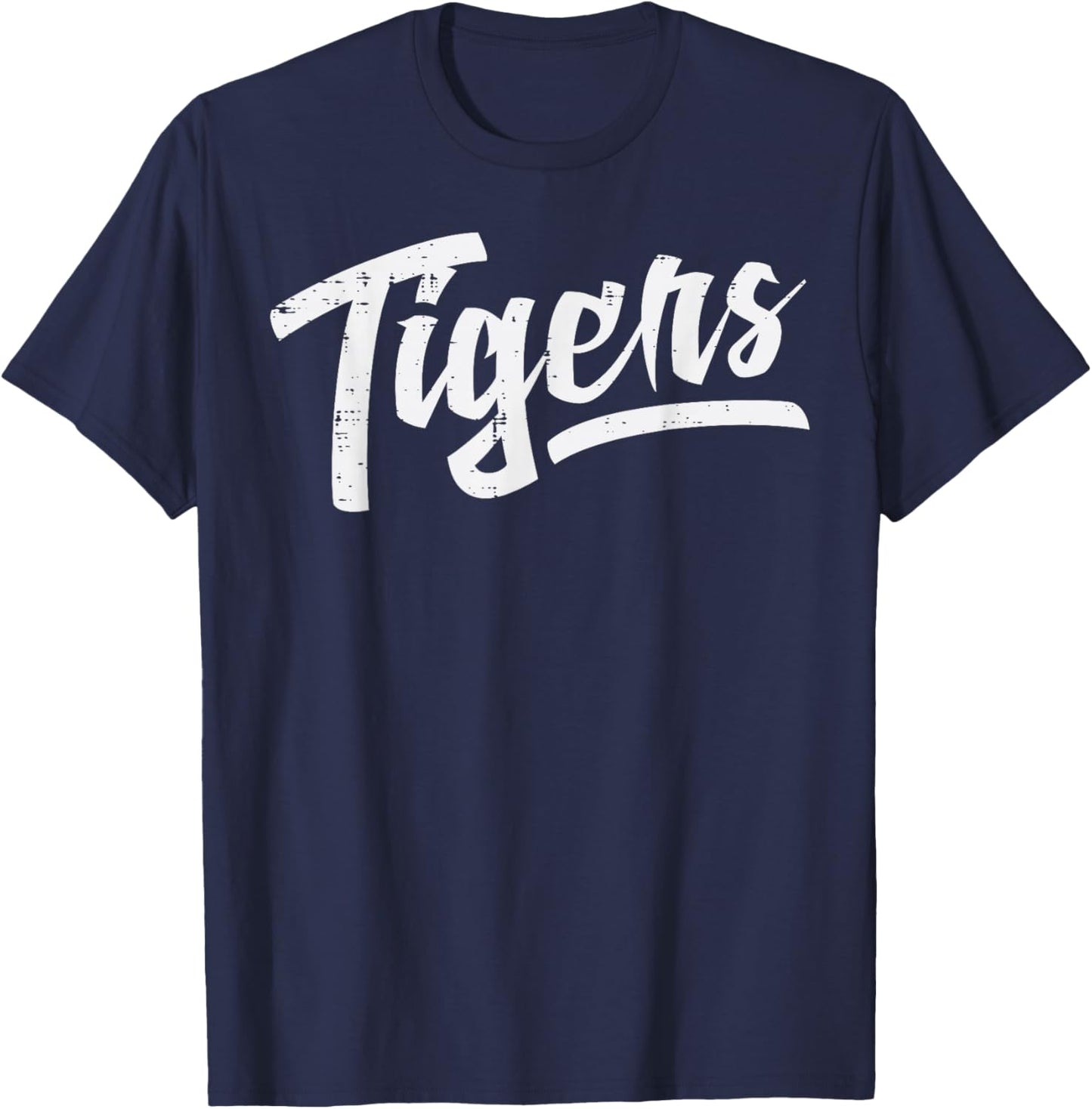 Tiger Men Women Boys Girls Kids Youth Teen T-Shirt - T-Shirt | Navy