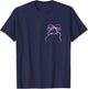 John 3 16 Bible Verse Christian Phrase Jesus Girls Women T-Shirt - T-Shirt | Navy