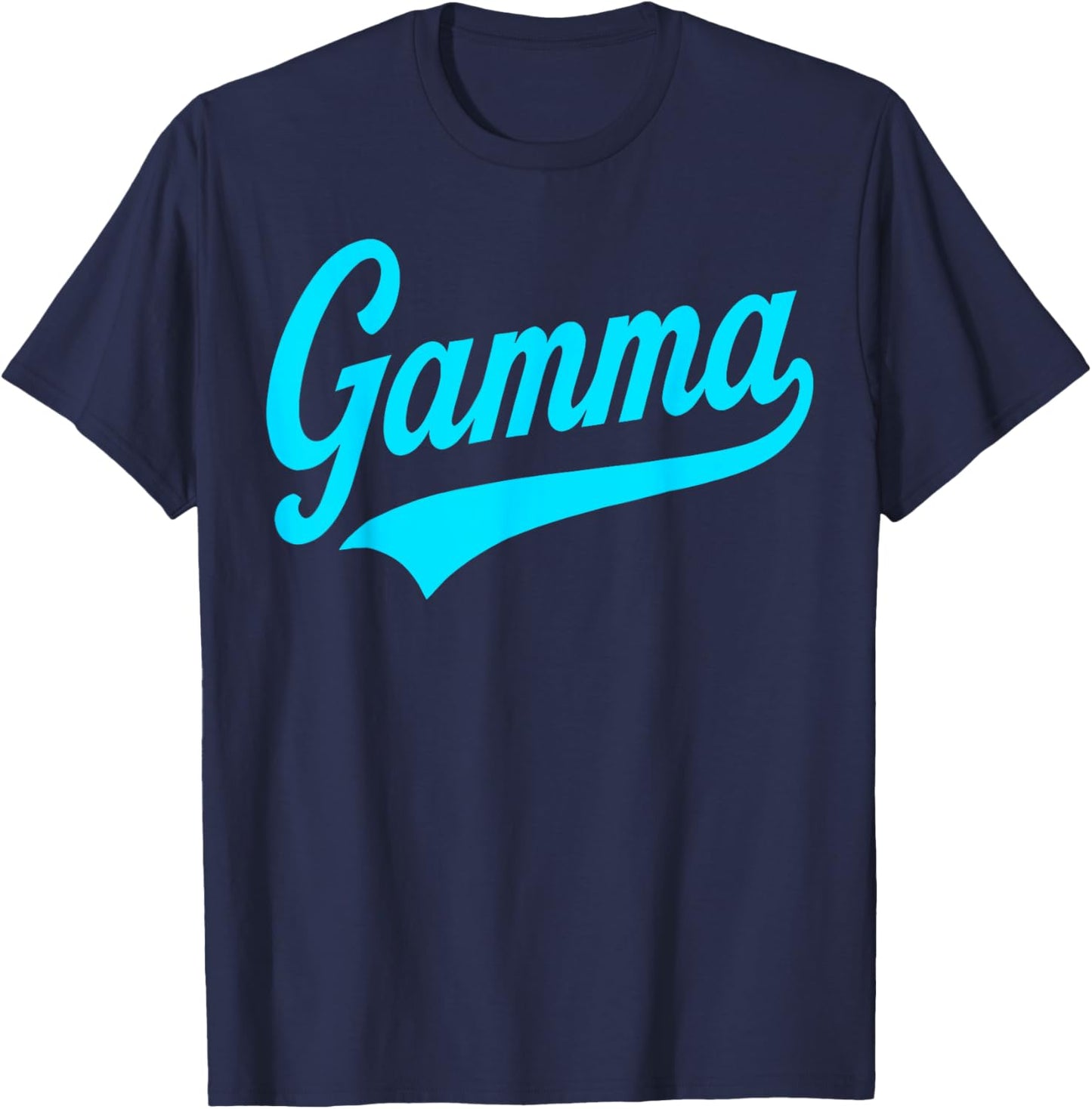 Streetwear Retro Gamma Blue Matching T-Shirt - T-Shirt | Navy