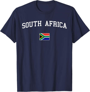 South African Flag Men Women Kids South Africa T-Shirt - T-Shirt | Navy