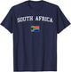 South African Flag Men Women Kids South Africa T-Shirt - T-Shirt | Navy