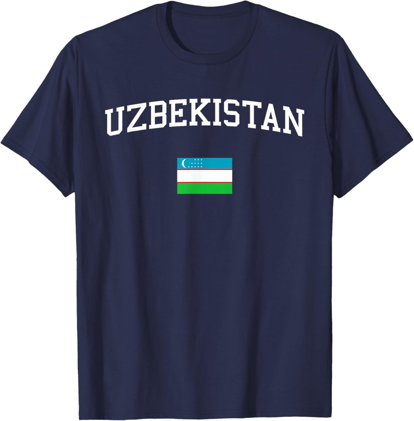 Uzbekistani Flag Men Women Kids Uzbekistan T-Shirt - T-Shirt | Navy