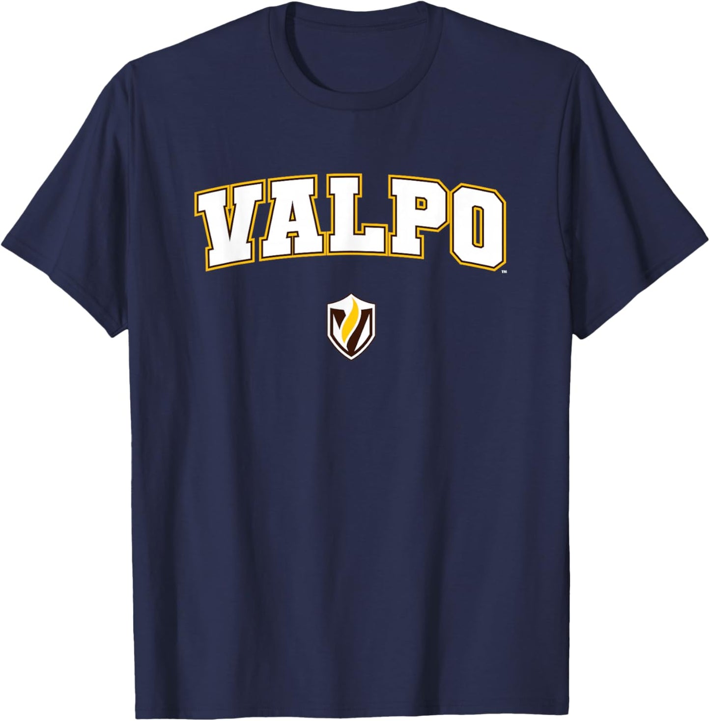 Valparaiso University Valpo Crusaders Arch Logo T-Shirt - T-Shirt | Navy