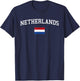 Dutch Flag Men Women Kids Netherlands T-Shirt - T-Shirt | Navy