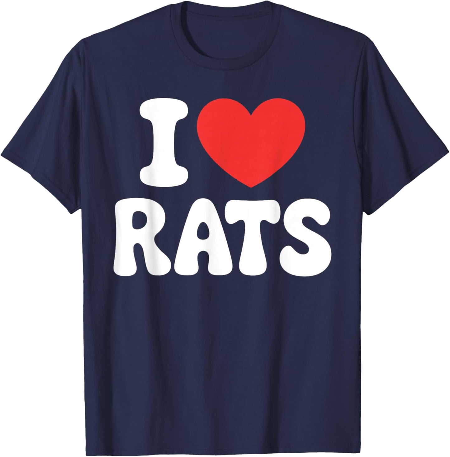 Funny Rat Design Women Kids Rat Owner Rat Lover T-Shirt - T-Shirt | Navy