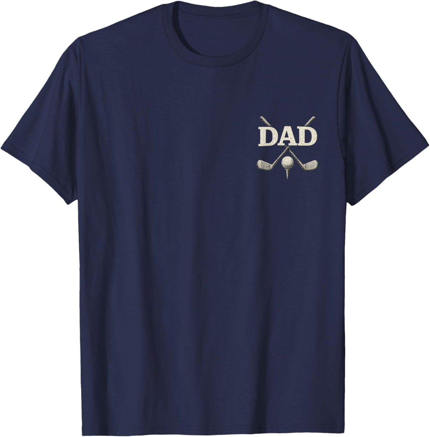 Funny Par Dad Golf Matching Golfing Quote Party Pocket T-Shirt - T-Shirt | Navy