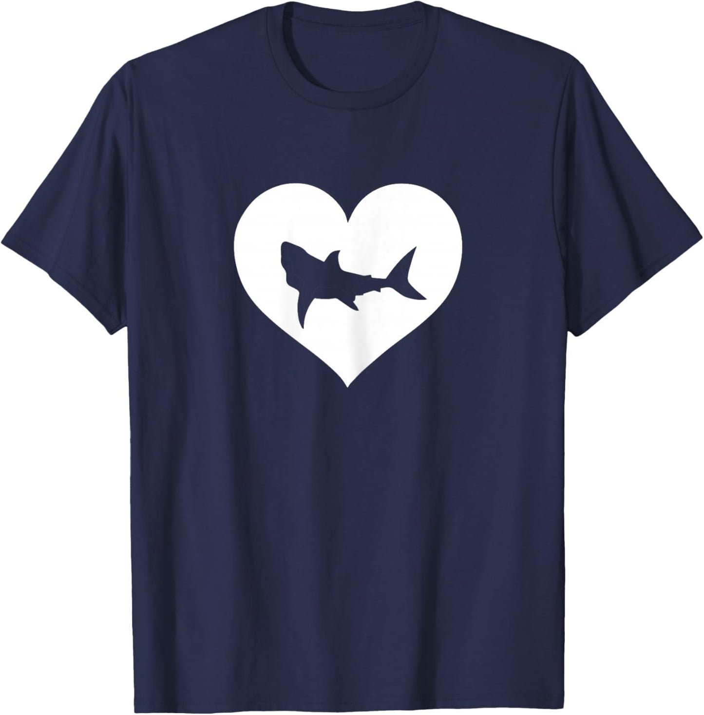 A Purple or Pink Shark Chirstmas Gift T-Shirt - T-Shirt | Navy