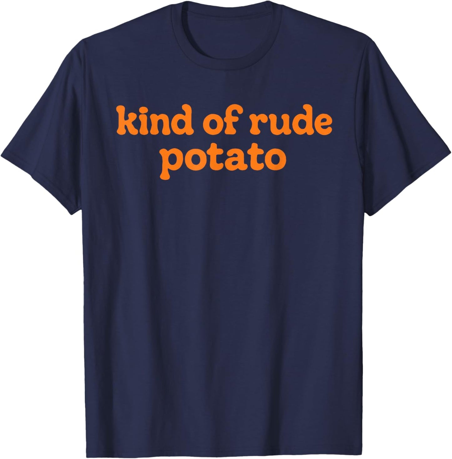 Sweet Potato and Kind of Rude Potato T-Shirt - T-Shirt | Navy