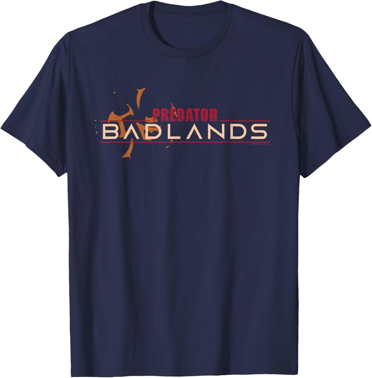 Predator: Badlands Official Movie Logo T-Shirt - T-Shirt | Navy