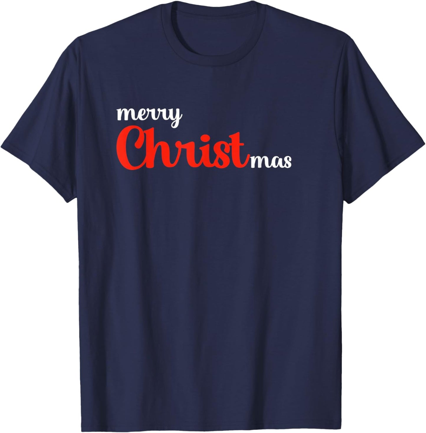 Cute Christian Christmas Shirt Faith Based Holiday Clothes T-Shirt - T-Shirt | Navy