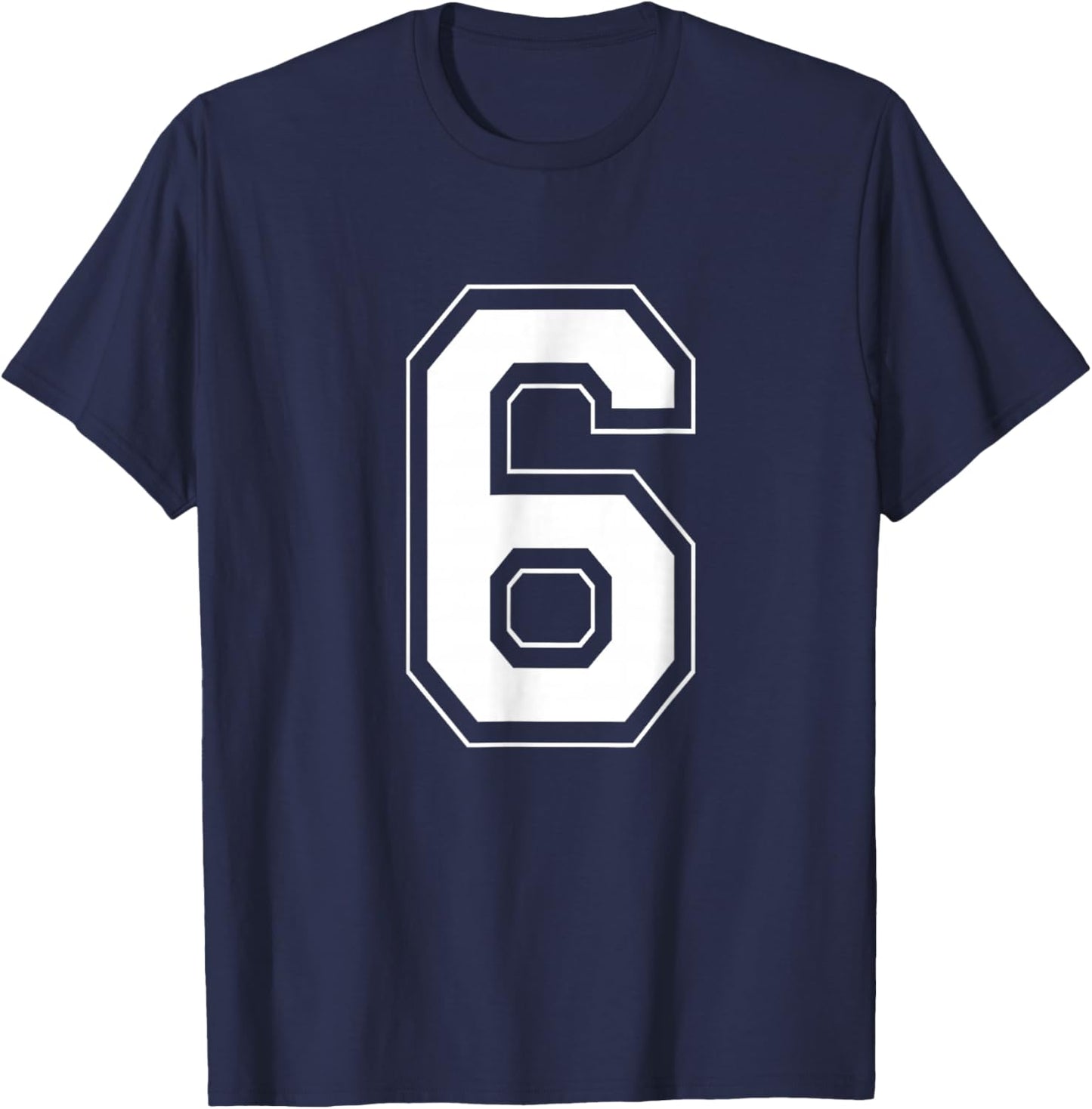 Number 6 Funny Meme Saying 6 7 Six Seven 6th Birthday 6 Year T-Shirt - T-Shirt | Navy