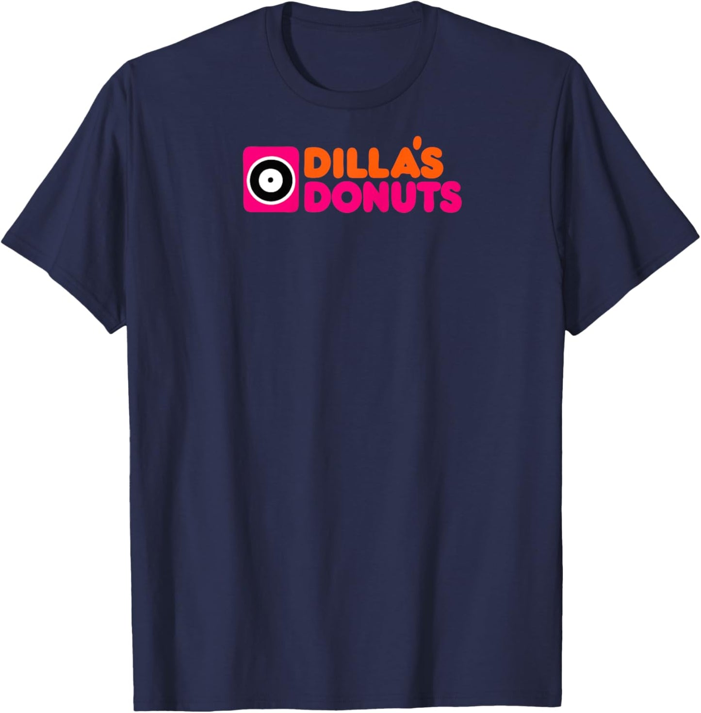 J Dillas Donuts Hiphop Jay Dee Raglan Baseball T-Shirt - T-Shirt | Navy