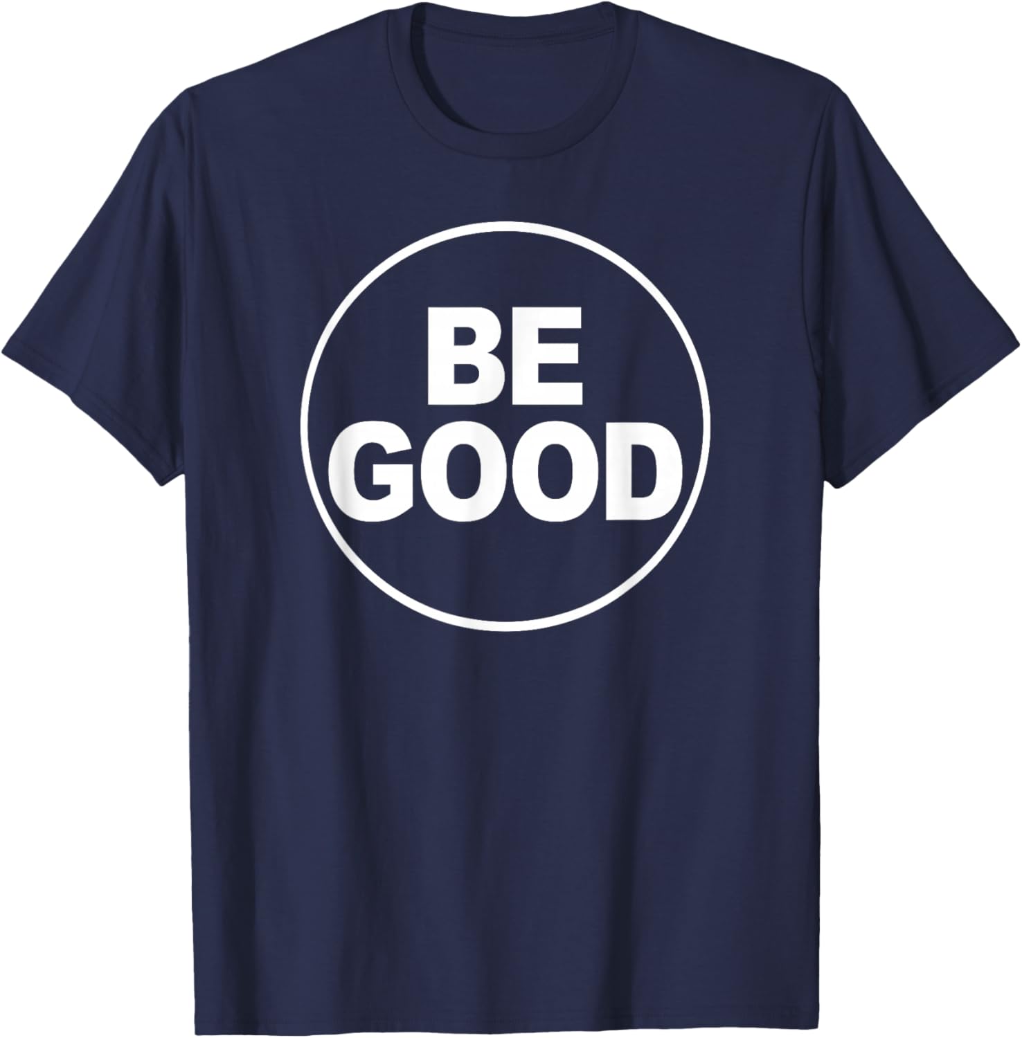 BE Good Support Button Style T-Shirt - T-Shirt | Navy