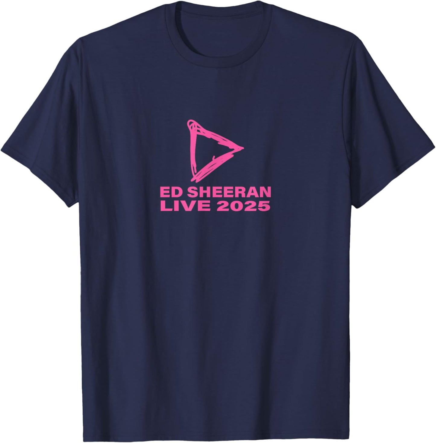 Ed Sheeran Play Live 2025 T-Shirt - T-Shirt | Navy