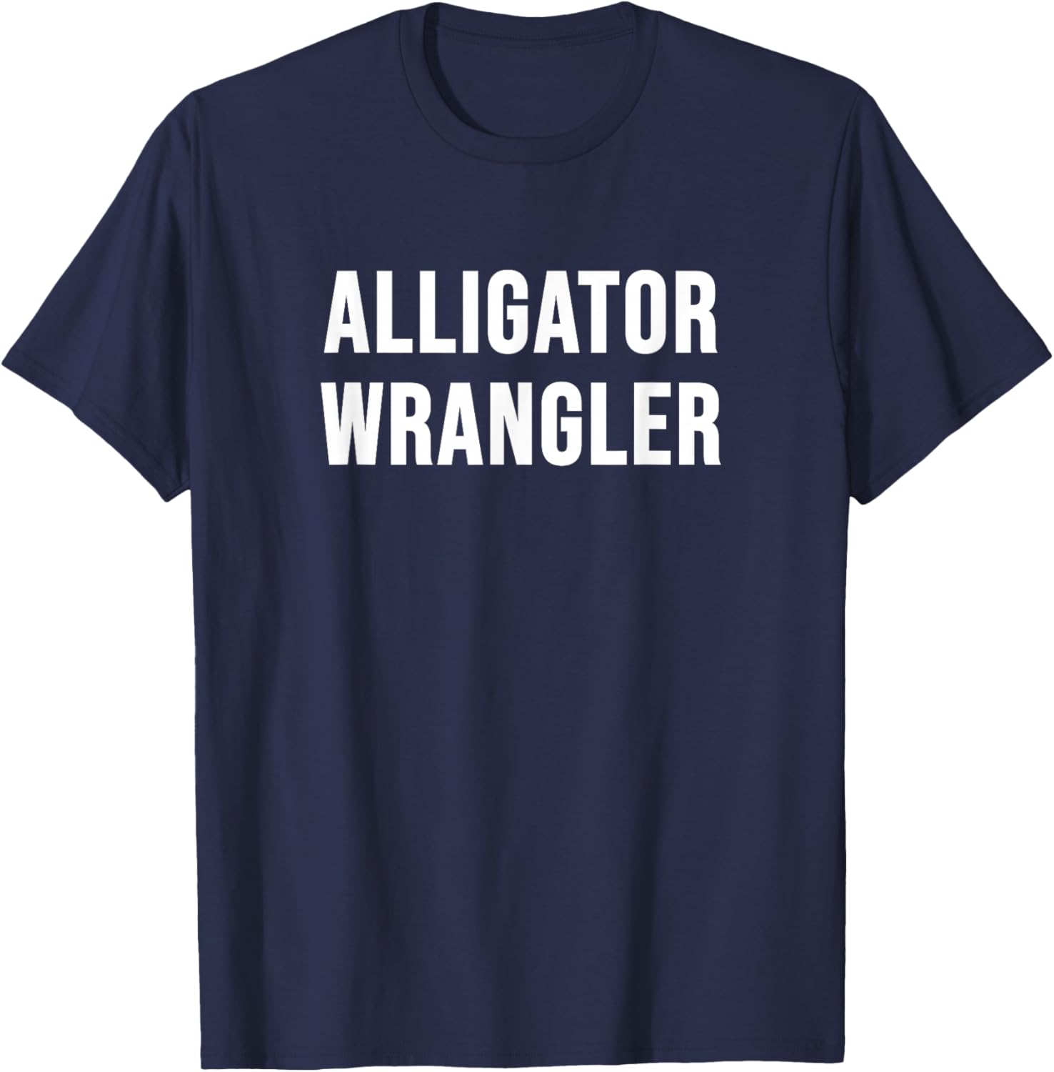 Alligator Wrangler T-Shirt - T-Shirt | Navy