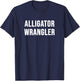 Alligator Wrangler T-Shirt - T-Shirt | Navy