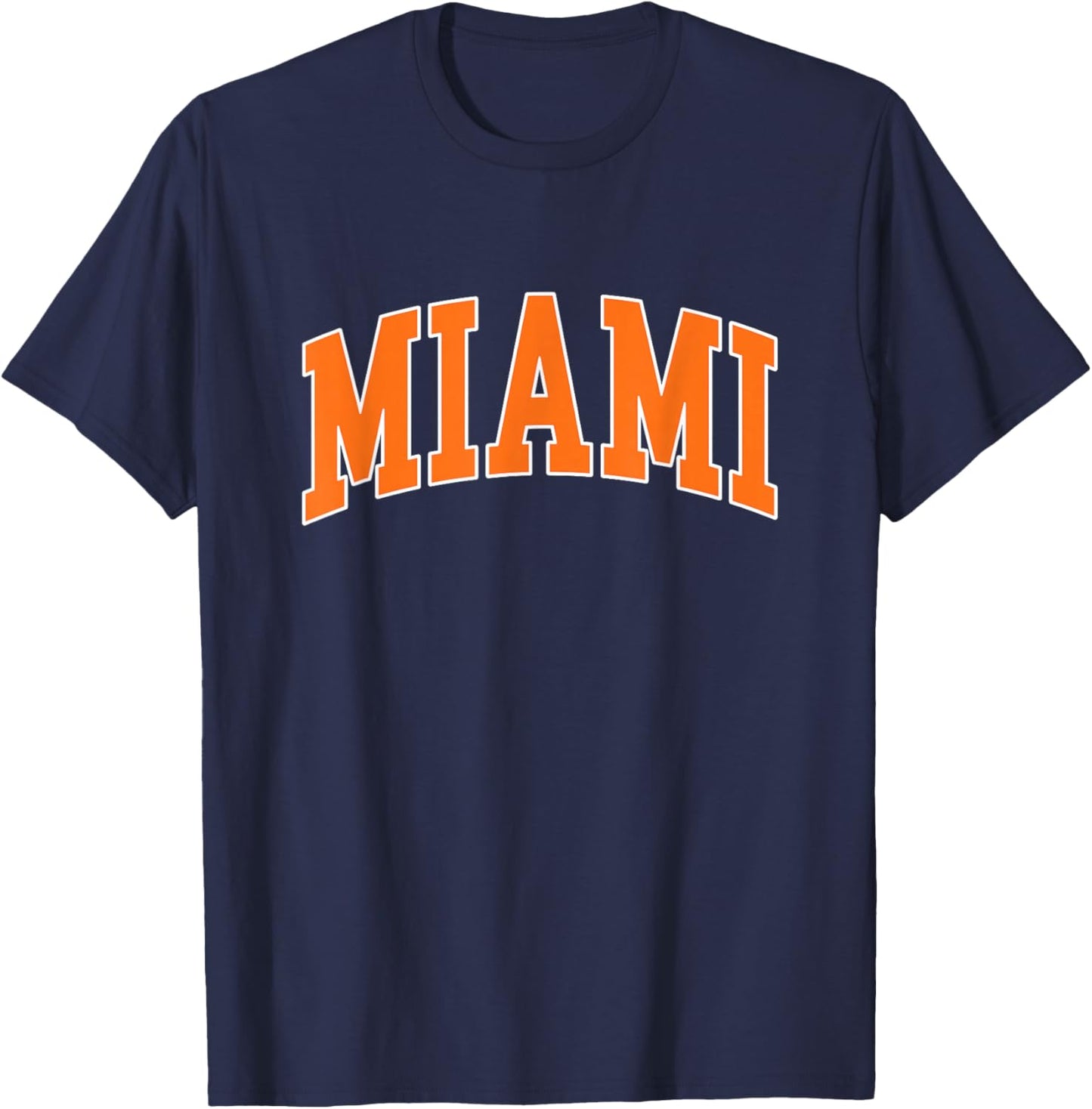 Miami - Throwback Design - Classic T-Shirt - T-Shirt | Navy