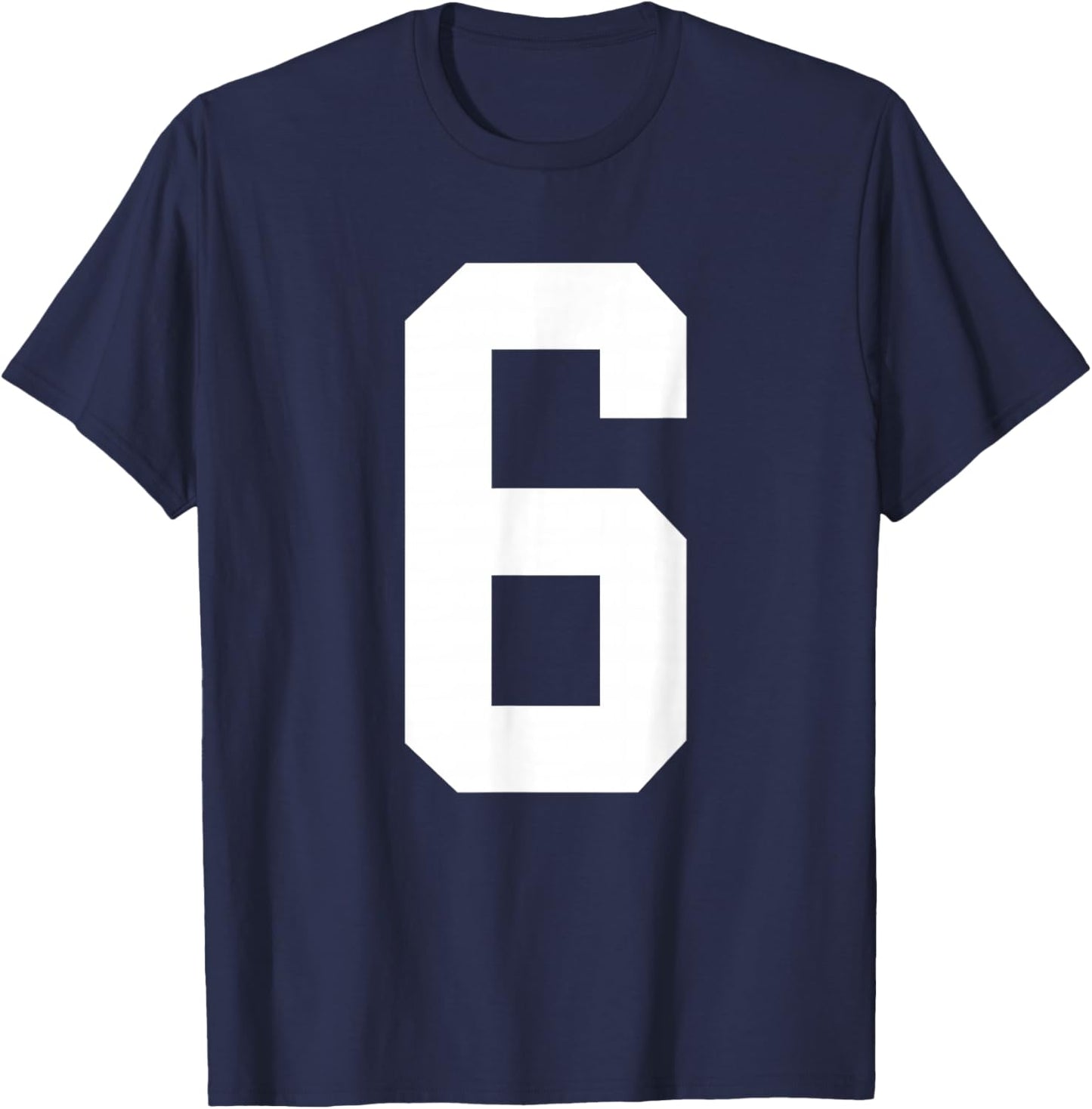 six Seven 67 Meme 6 in Front and 7 on Back (2 Sides) T-Shirt - T-Shirt | Navy