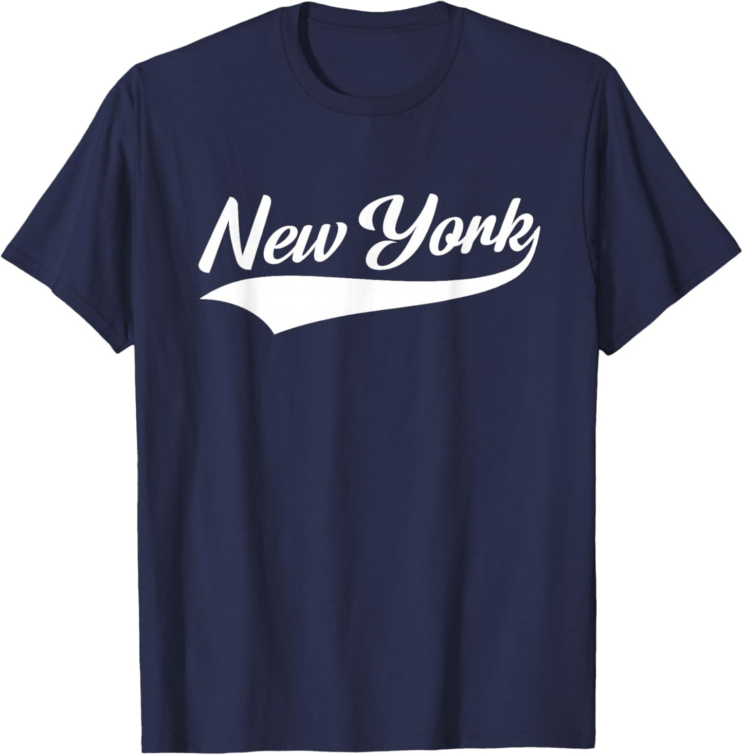 NEW YORK - Throwback Design - Classic T-Shirt - T-Shirt | Navy