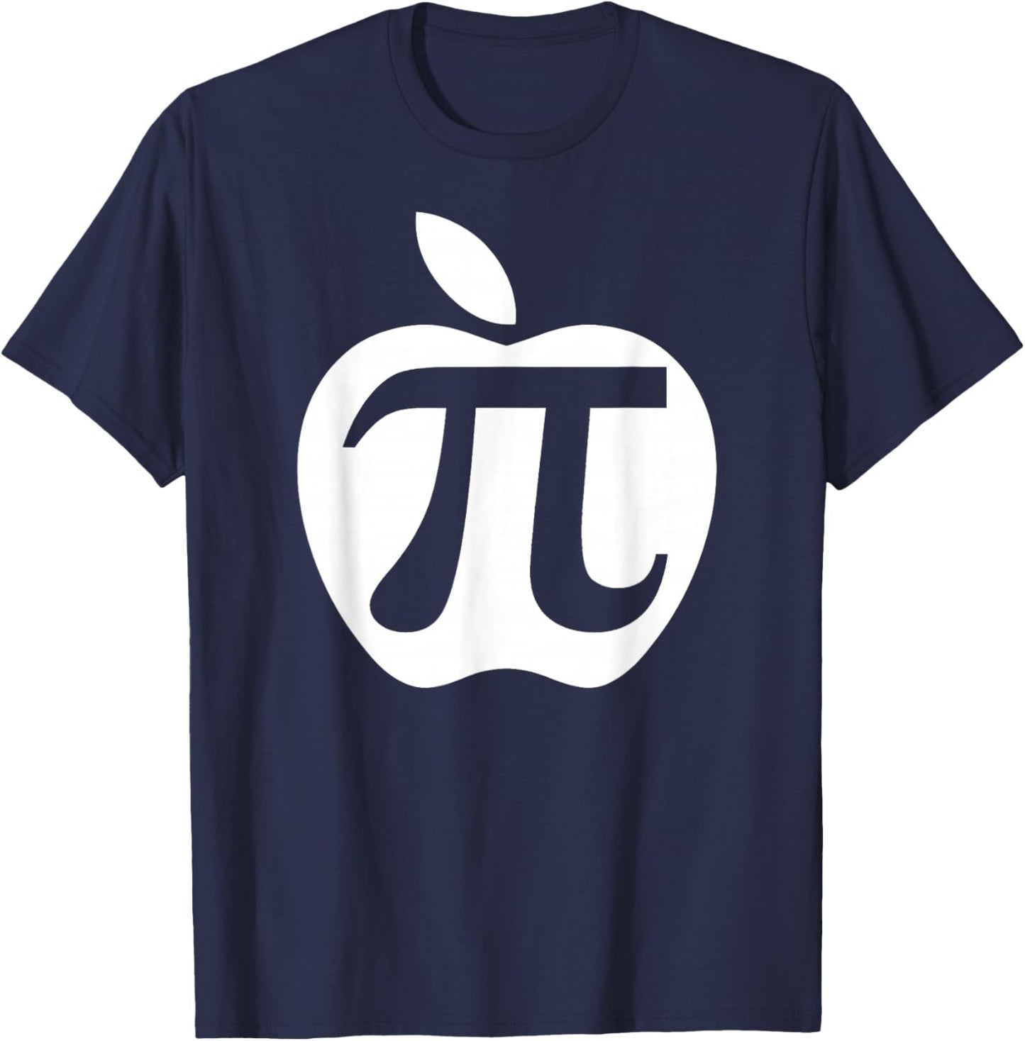 Apple Pi Funny Pi Day Apple Pi T-Shirt - T-Shirt | Navy