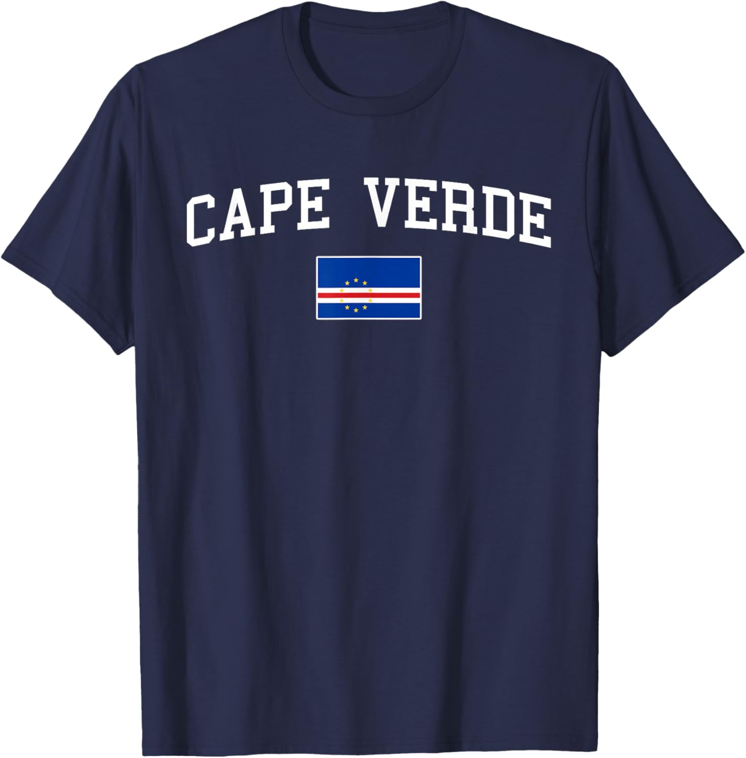 Cape Verdean Flag Men Women Kids Cape Verde T-Shirt - T-Shirt | Navy