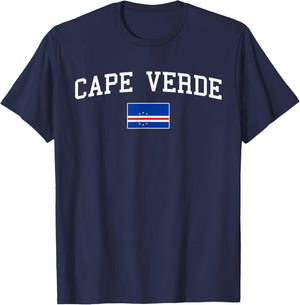 Cape Verdean Flag Men Women Kids Cape Verde T-Shirt - T-Shirt | Navy