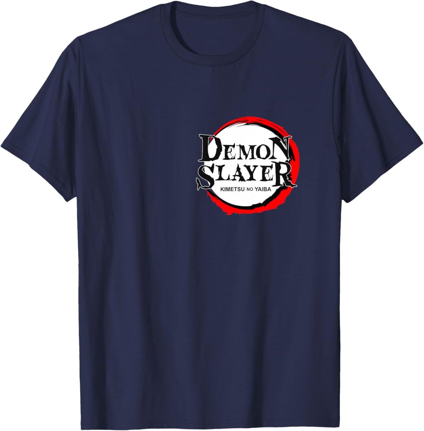 Kids Demon Slayer: Kimetsu no Yaiba Vintage Logo T-Shirt - T-Shirt | Navy