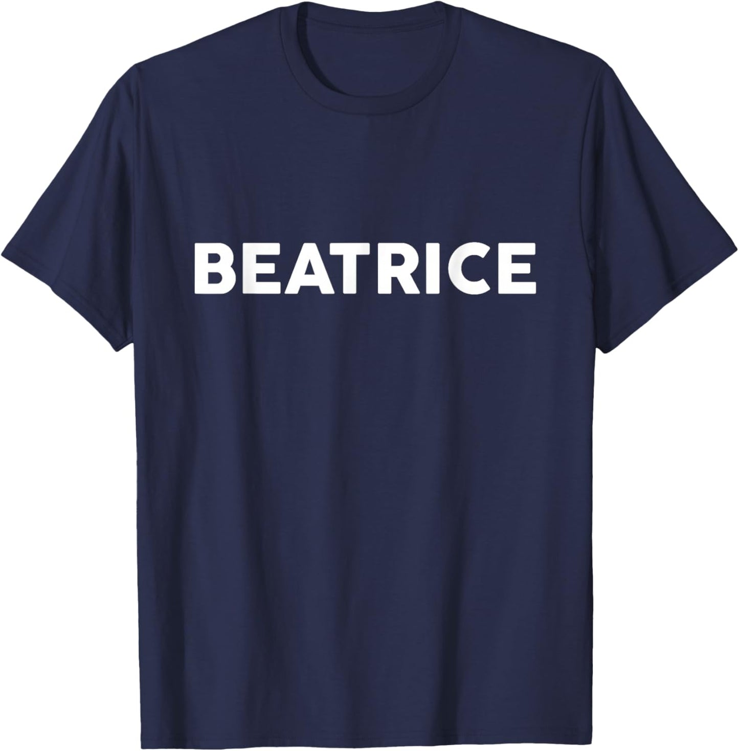 Shirt That Says Beatrice Simple City T-Shirt - T-Shirt | Navy