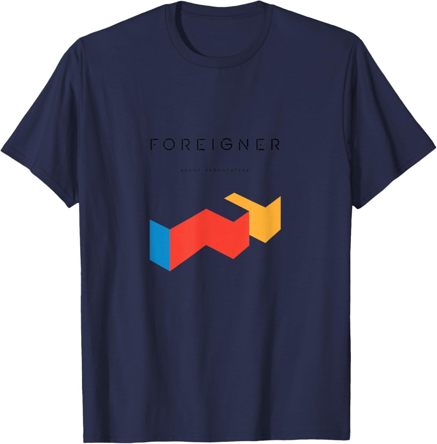 Music Rock Band 'Agent Provocateur' Album Americana PAPL2691 T-Shirt - T-Shirt | Navy