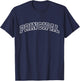 Principal Funny Athletic Lettering Education Gifts Men Women T-Shirt - T-Shirt | Navy