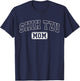 Shih Tzu Mom Funny Athletic Lettering Pet Owner Mama T-Shirt - T-Shirt | Navy