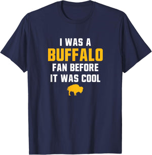 Buffalo Fan Long Time Design T-Shirt - T-Shirt | Navy