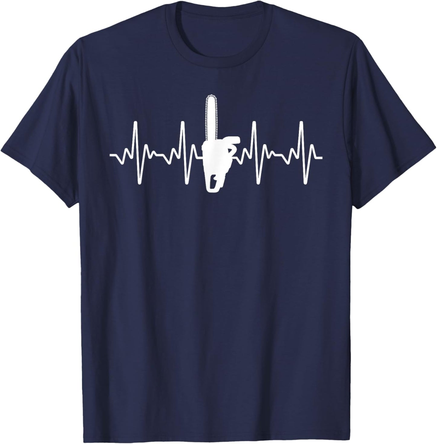 Funny Lumberjack Art Women Tree Cutter Wood Logger T-Shirt - T-Shirt | Navy