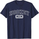 Hockey Mom Funny Athletic Lettering Mothers Day Mama Coach T-Shirt - T-Shirt | Navy