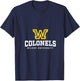 Women's Wilkes University Colonels V-Neck T-Shirt - T-Shirt | Navy