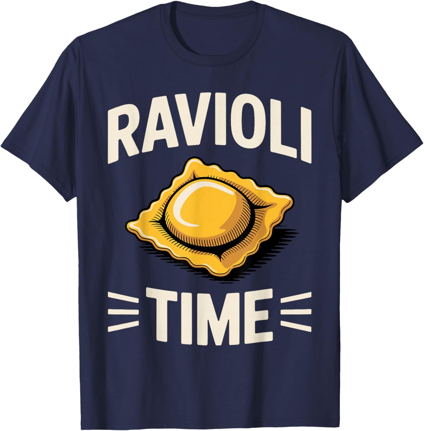 Funny Ravioli Art Women Ravioli Pasta Fan Ravioli T-Shirt - T-Shirt | Navy