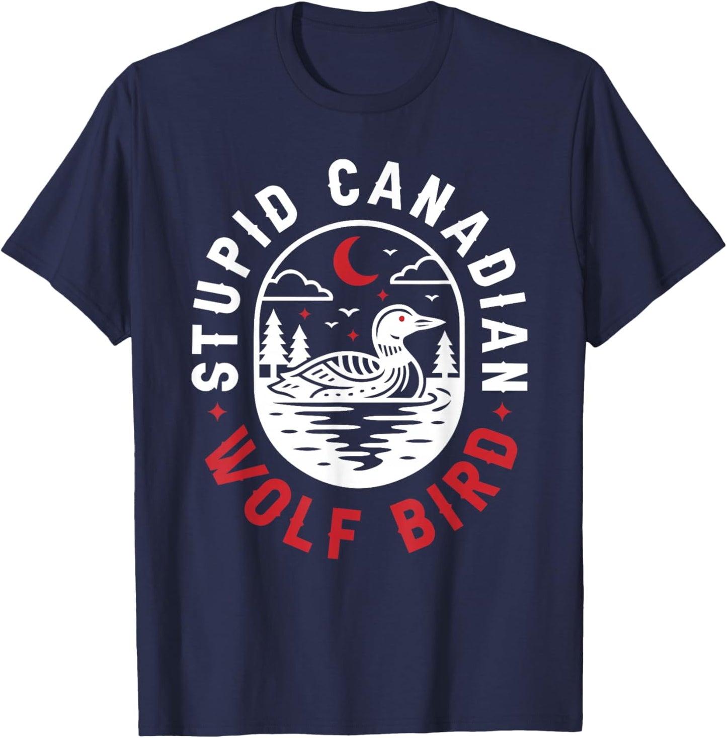 Sarcastic Loon Bird T-Shirt - T-Shirt | Navy