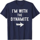 I’m with The Dynamite Funny Halloween Couple Costume T-Shirt - T-Shirt | Navy
