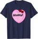 Valentines Day Candy Sweet Hearts Love Soufflé T-Shirt - T-Shirt | Navy