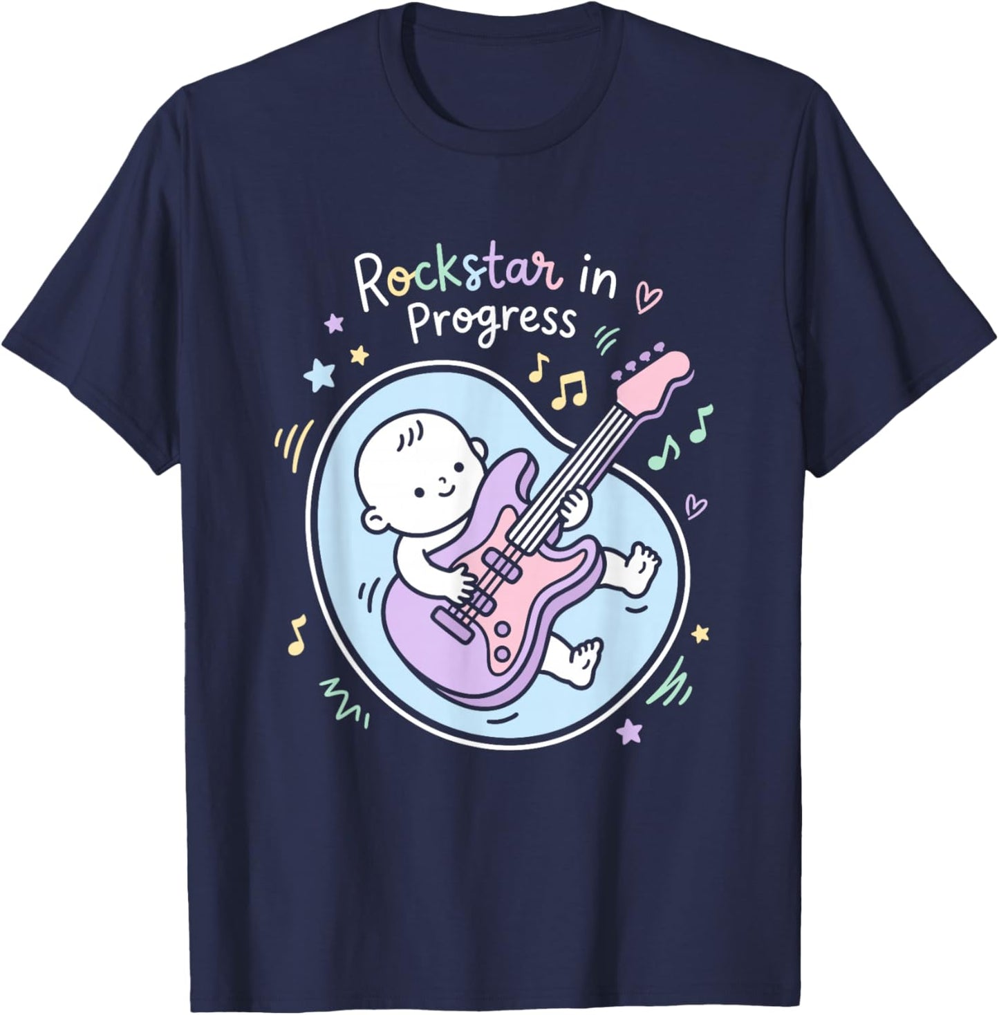 Announcement Music Lover T-Shirt - T-Shirt | Navy
