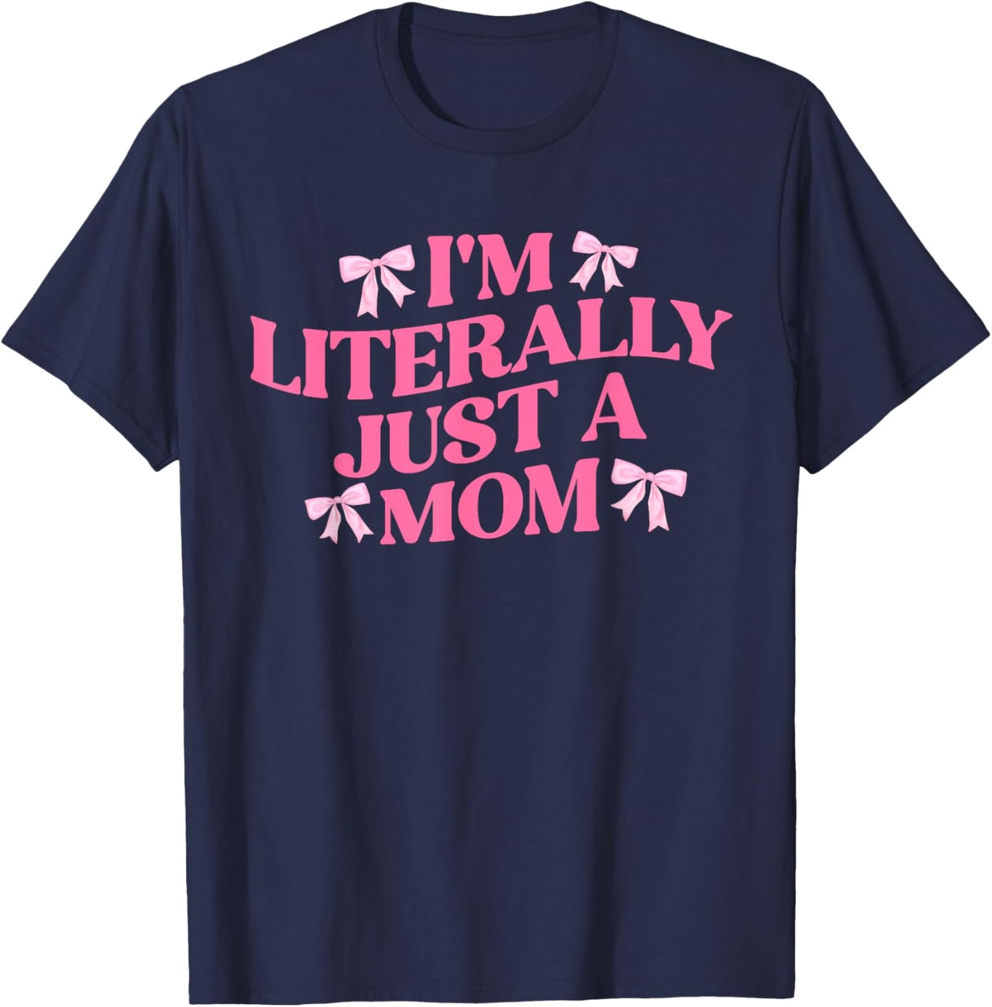 Just A Mom, Honest, Home T-Shirt - T-Shirt | Navy
