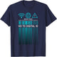Say No to Digital ID – Freedom & Conservative Barcode Cyan T-Shirt - T-Shirt | Navy