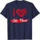 I Love Lake Placid I Heart Lake Placid T-Shirt - T-Shirt | Navy