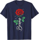 Love Heart Bruno First Name Personalized Women Kids T-Shirt - T-Shirt | Navy
